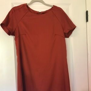 Burnt orange dress